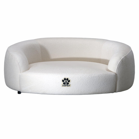 ZoeFleur Luxury Plush Velvet Dog Sofa Bed Washable Pet Couch for Large Dogs