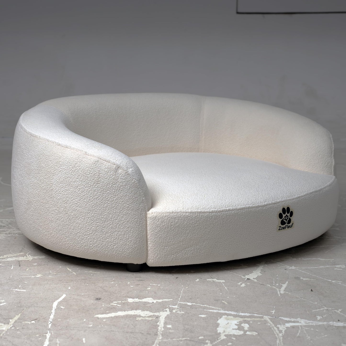 ZoeFleur Luxury Plush Velvet Dog Sofa Bed Washable Pet Couch for Large Dogs
