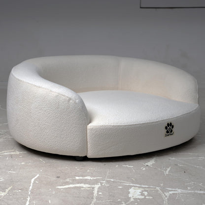 ZoeFleur Luxury Plush Velvet Dog Sofa Bed Washable Pet Couch for Large Dogs