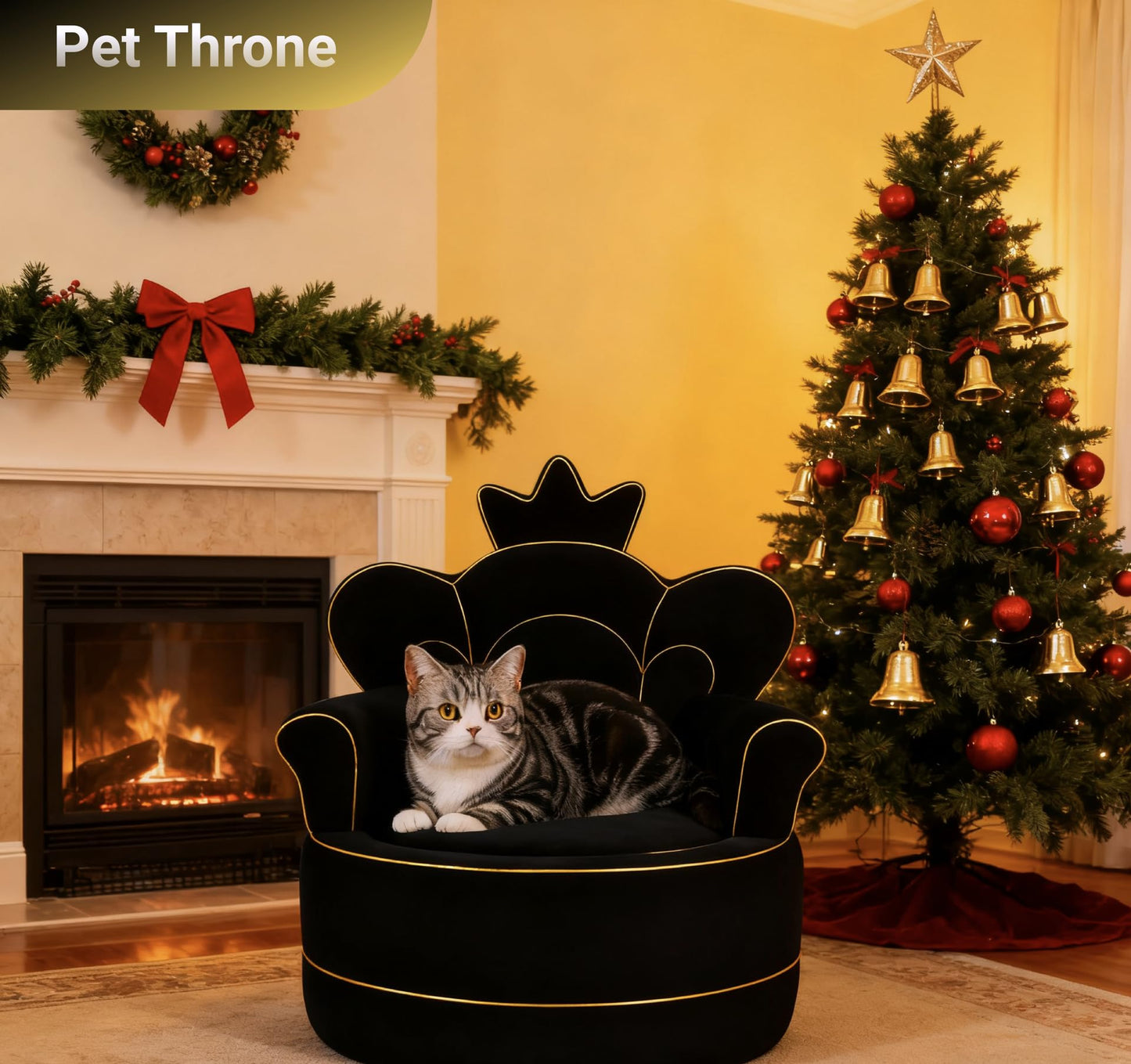Cuddle Republic Luxury Velvet Pet Sofa Chair Scratch Resistant Dog Couch