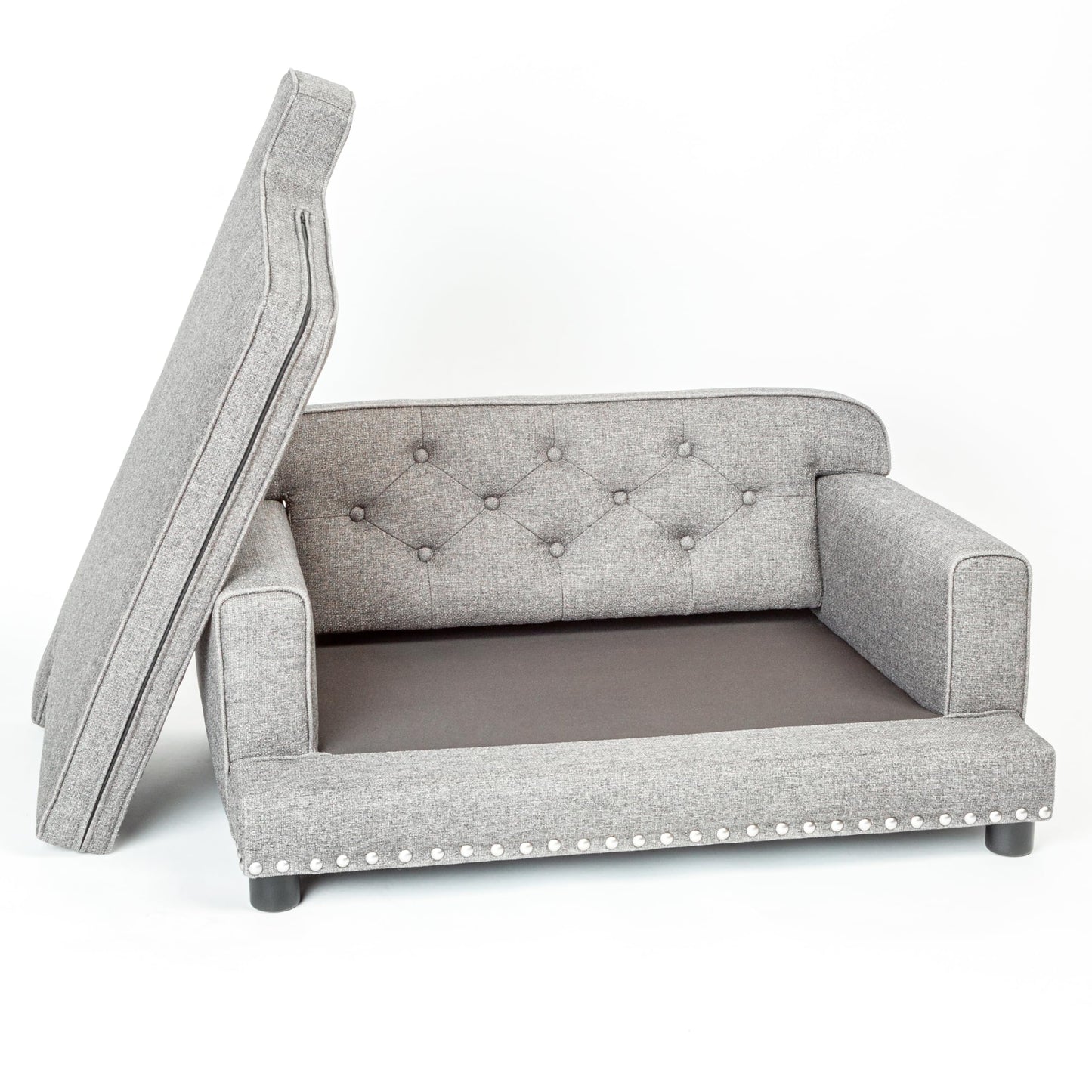 Design59 Luxury Large Dog Sofa Bed Washable Cushion Pet Couch for Joint Support