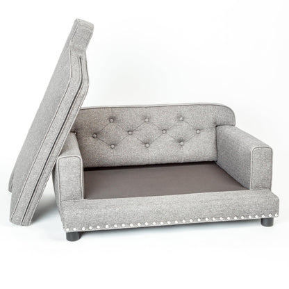 Design59 Luxury Large Dog Sofa Bed Washable Cushion Pet Couch for Joint Support