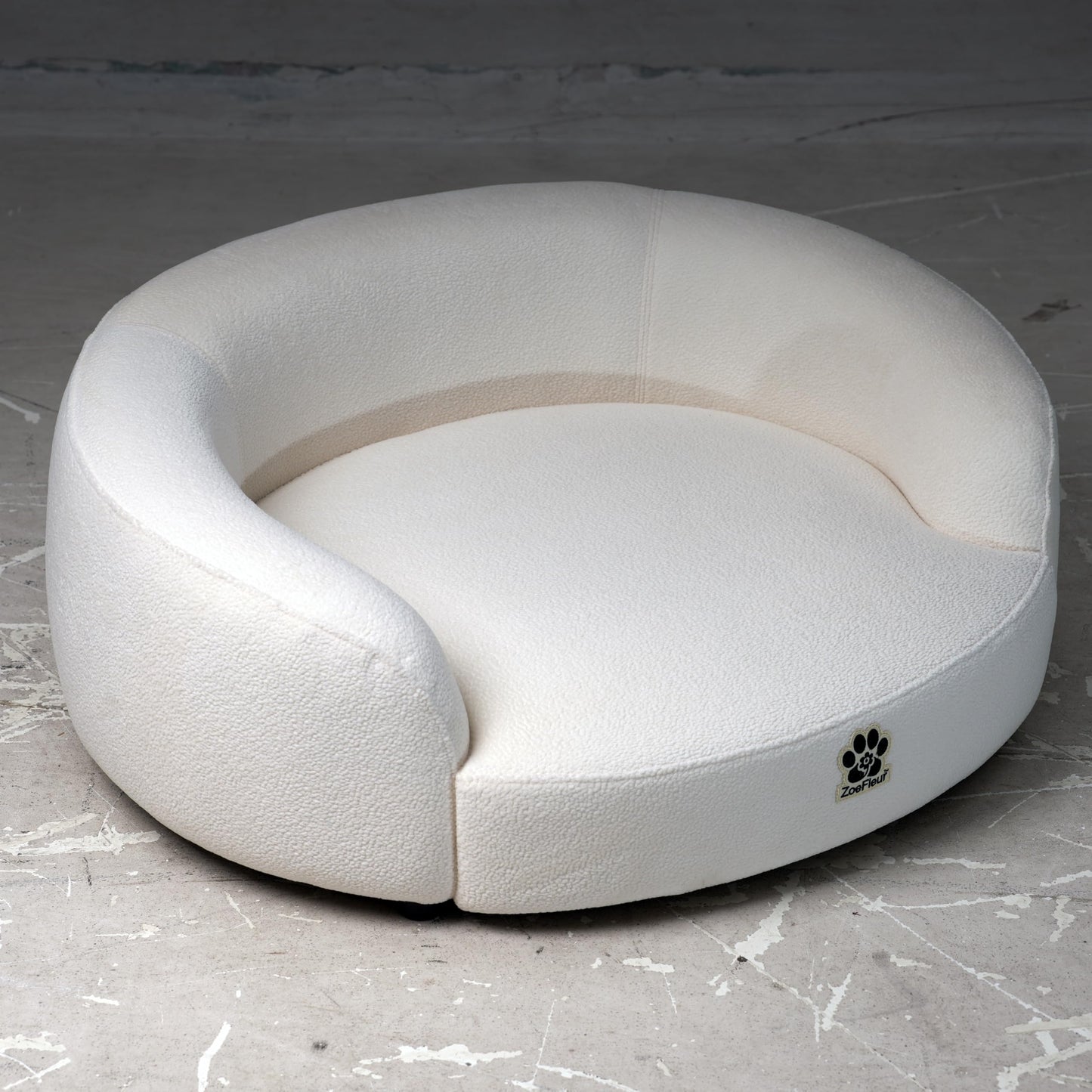 ZoeFleur Luxury Plush Velvet Dog Sofa Bed Washable Pet Couch for Large Dogs