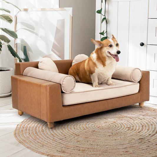 Chester XXL Orthopedic Memory Foam Dog Bed Calming Sofa Couch with Washable Cover